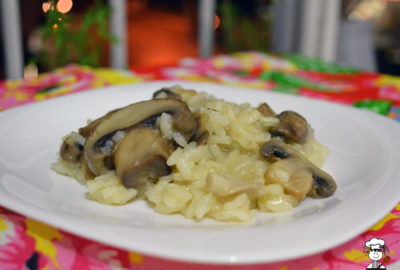 risoto de cogumelos